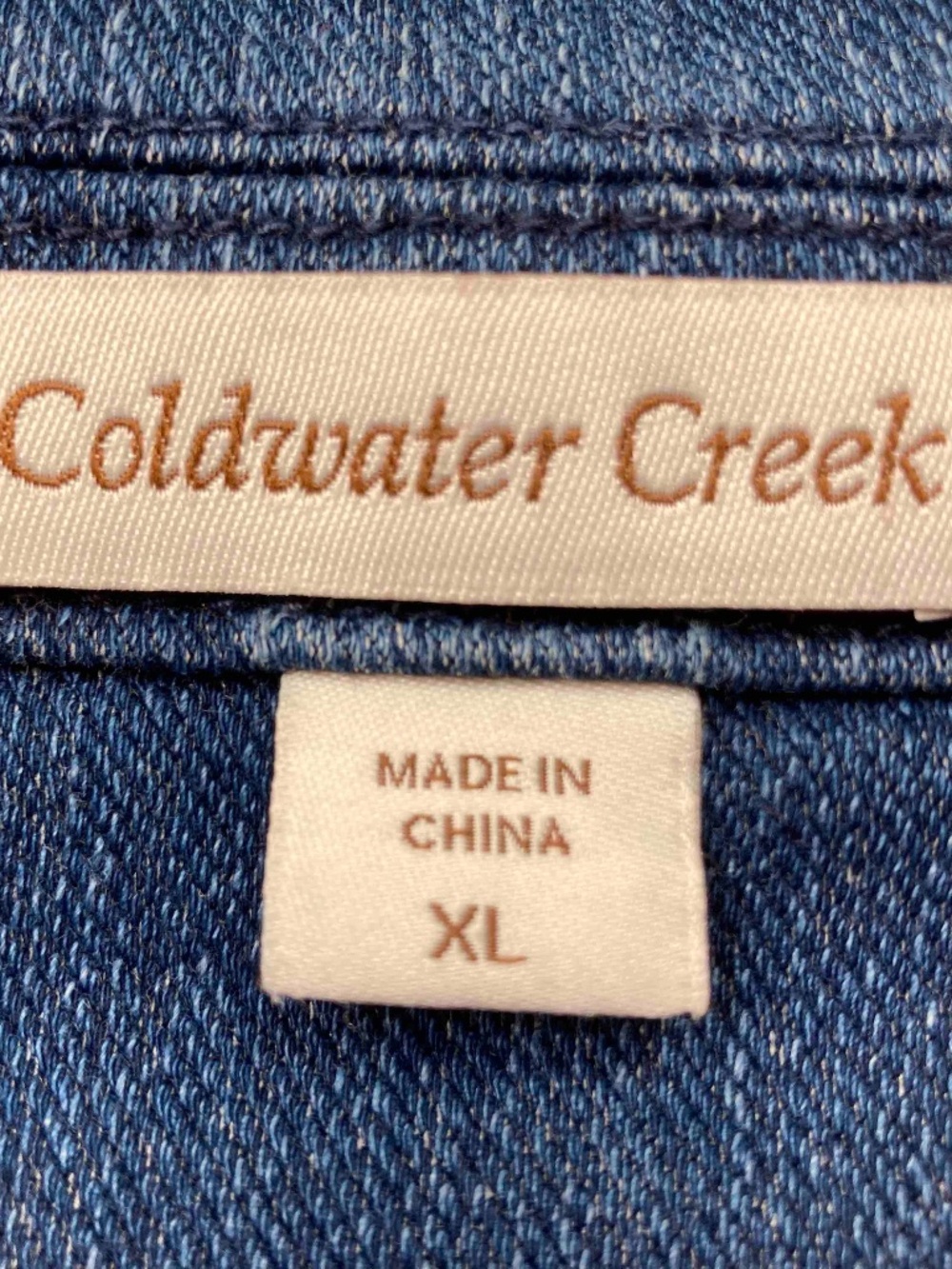 Jean jacket from Coldwater Creek XL - Picture 3 of 5